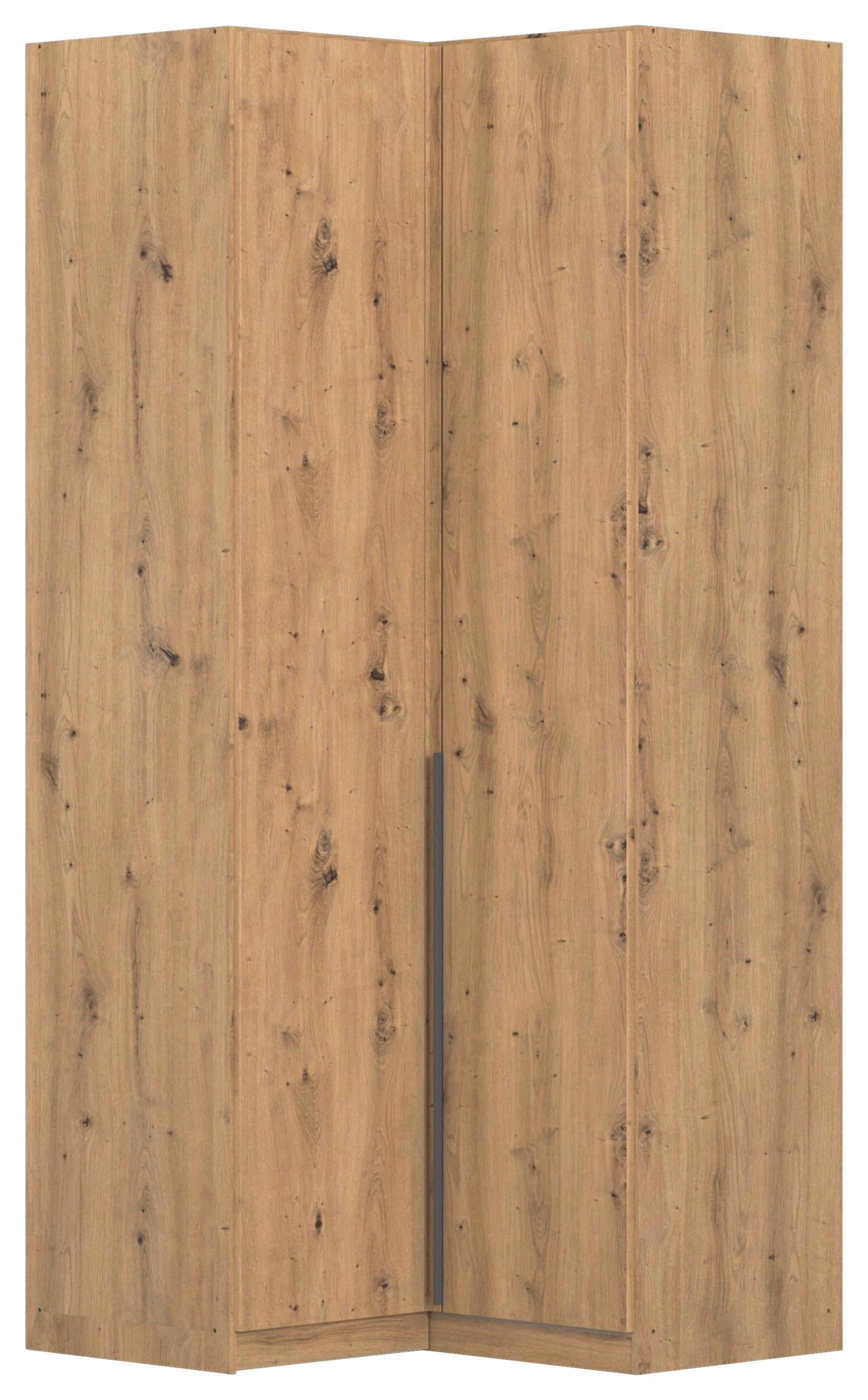 Kutni Ormar Za Odjeću Alabama - siva/tamno siva, Moderno, drvni materijal (100/229/102cm) - Modern Living