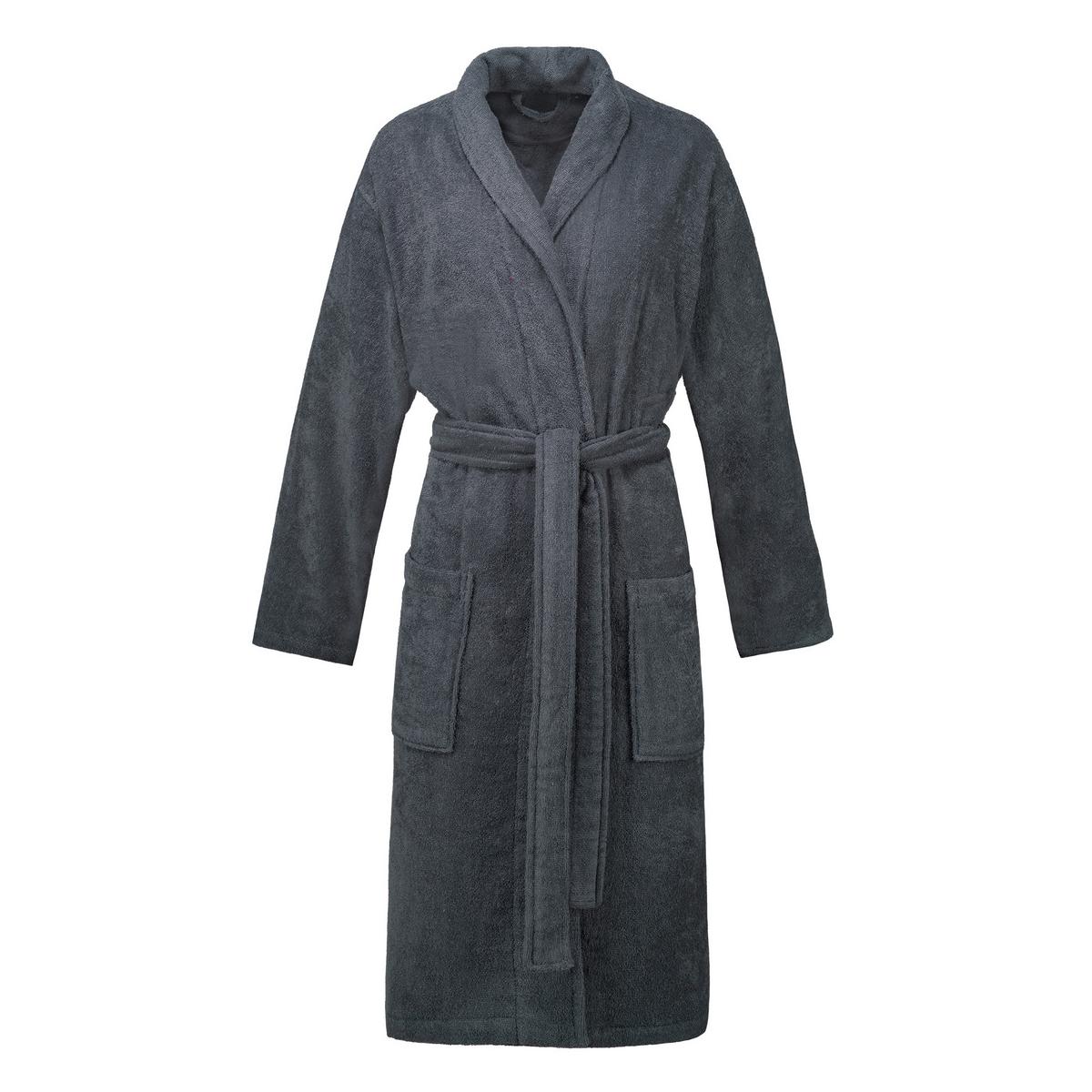 SZLAFROK KĄPIELOWY USM MONO - szary, Basics, tkanina (XLnull) - Vossen