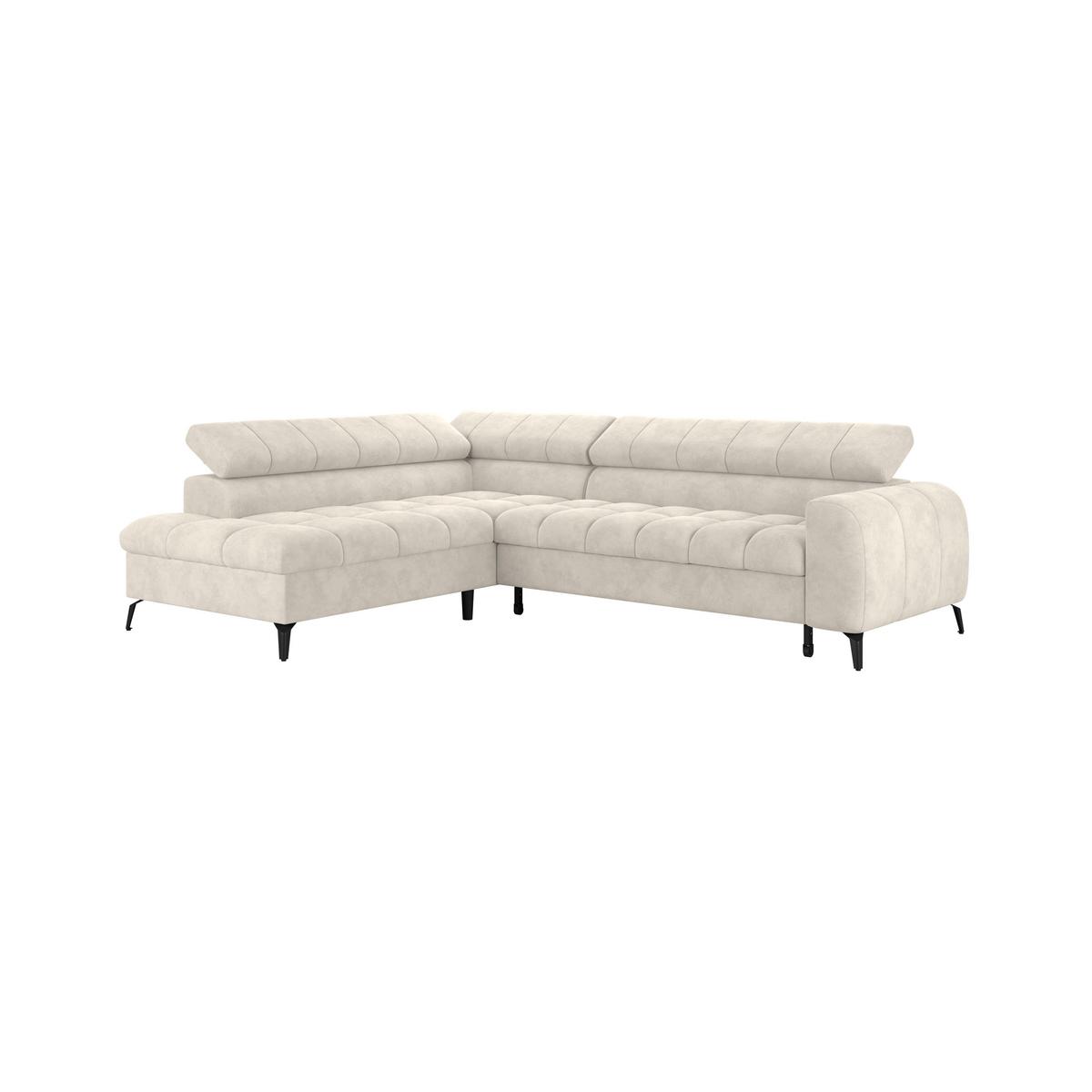 Kutna Garnitura Volf - crna/krem, Trend, tekstil/metal (203/261cm)