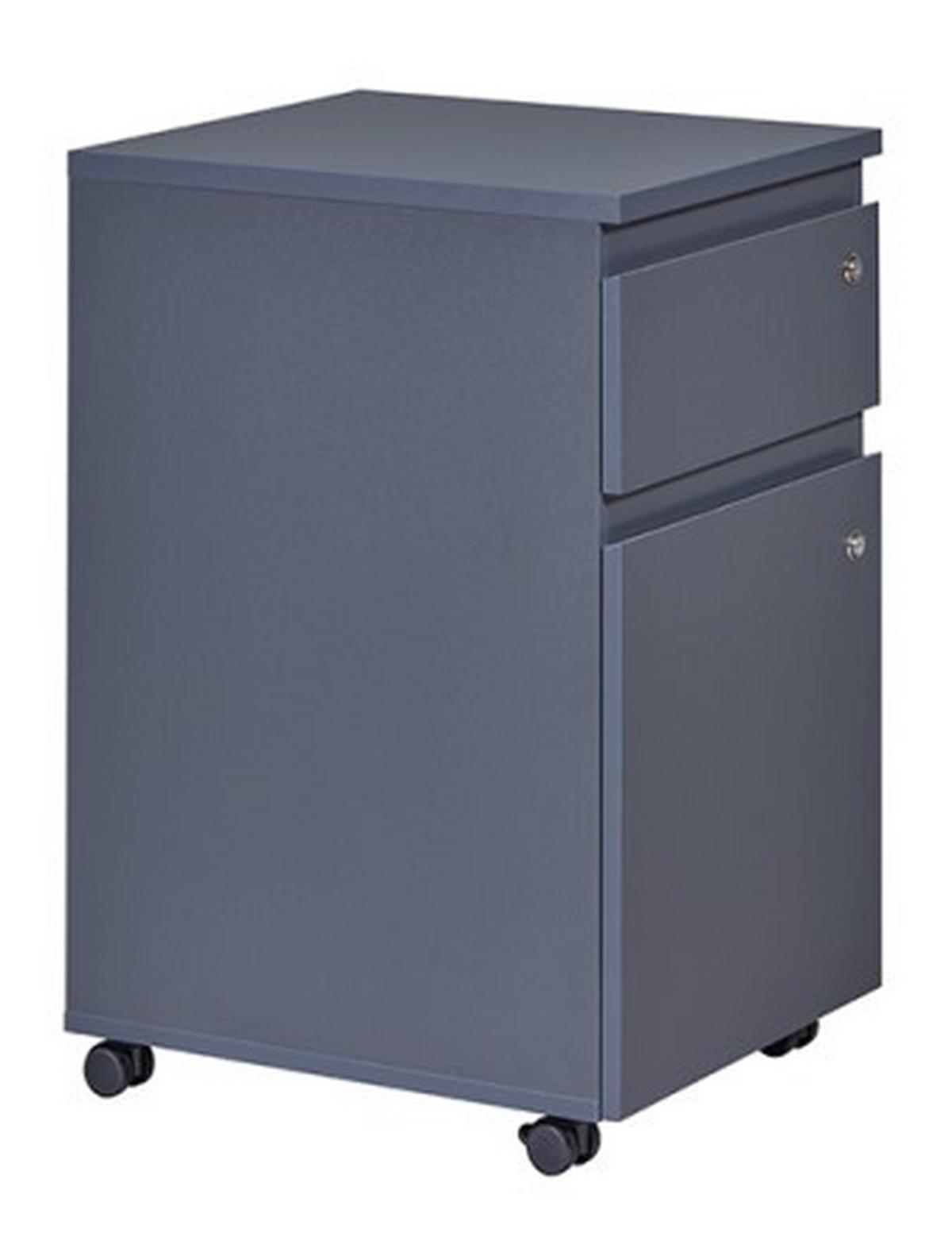 caisson à roulettes in Anthrazit - Anthrazit, Modern, Holzwerkstoff/Kunststoff (44/77/51cm) - Mömax