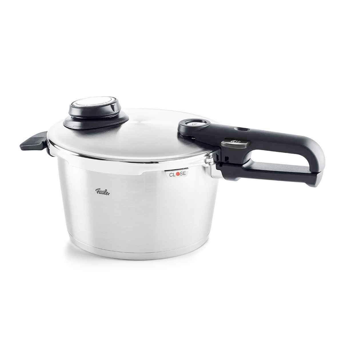 SZYBKOWAR 622-412-04-070/0 FISSLER - kolor srebrny, Basics, metal (22cm) - Fissler
