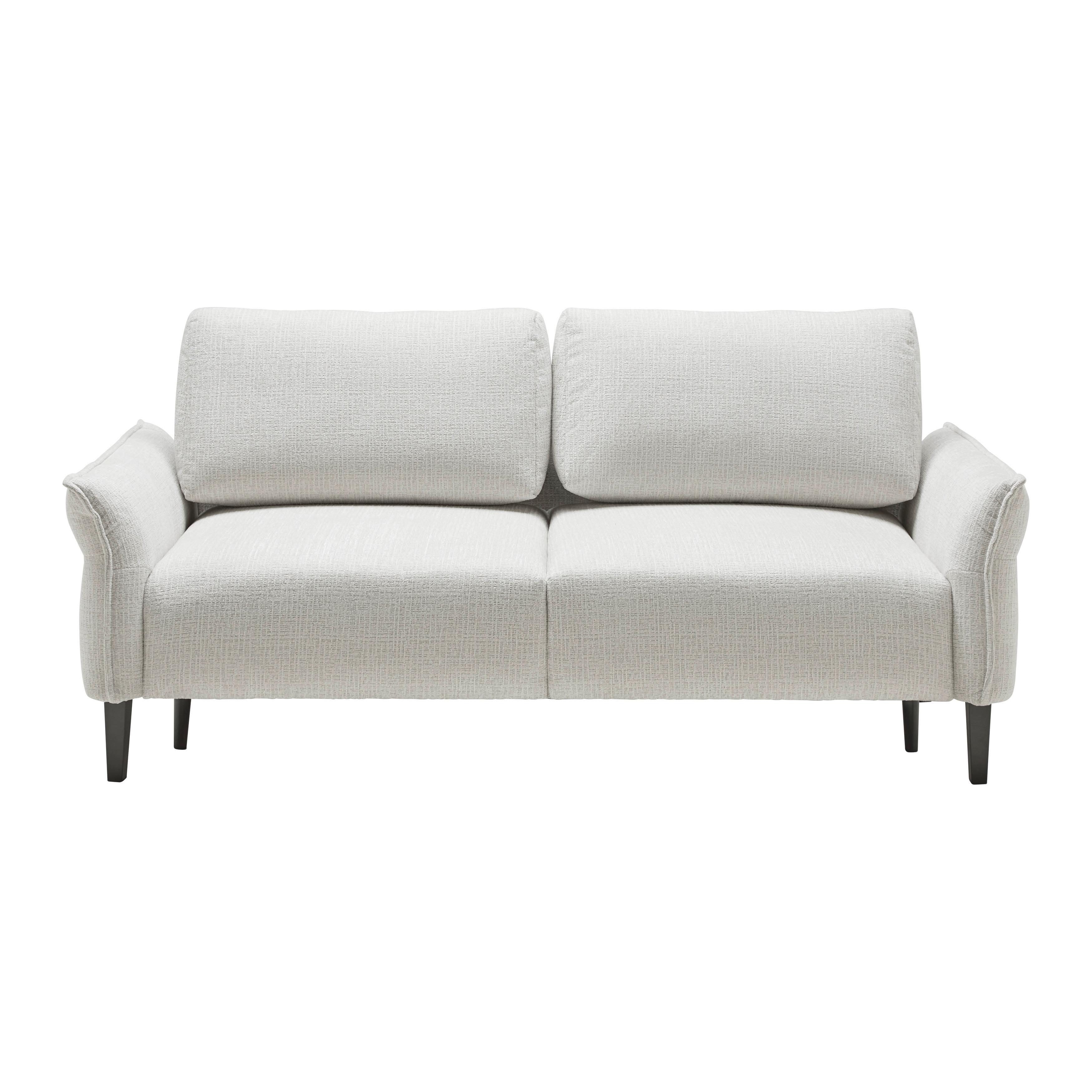 Trosjed Custom - crna/krem, Moderno, tekstil/drvo (183/85/92cm) - Mömax