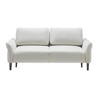 3-Sitzer-Sofa Custom Creme - Creme/Schwarz, MODERN, Holz/Textil (183/85/92cm) - Mömax