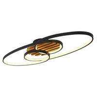 Led Stropna Svjetiljka Tisha - bijela/siva, Design, metal/plastika (85/30/9cm) - Globo