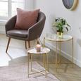 Mizica Leah - roza/zlata, Moderno, kovina (37/40cm) - Modern Living Mizica Leah - roza/zlata, Moderno, kovina (37/40cm) - Modern Living