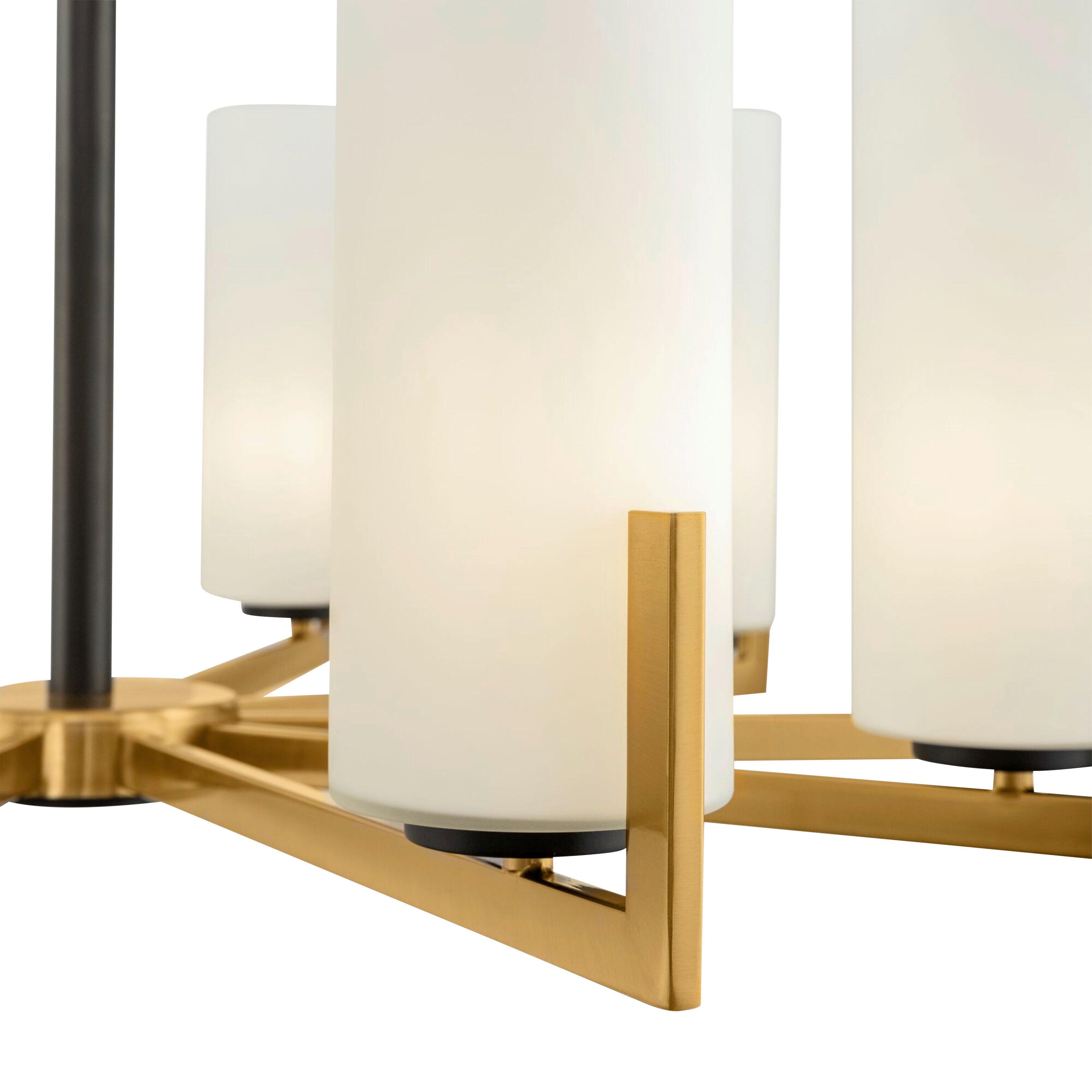 LUSTRE FORTANO - Messingfarben, Basics, Glas/Metall (86/53,4/86cm) - MAYTONI