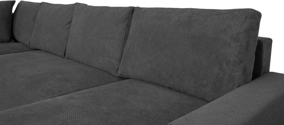 Canapea modulara VERONICE - albastru/antracit, Trend, textil (171/313/141cm) - Modern Living