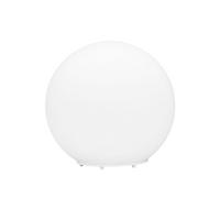 LAMPA STOŁOWA OAKLAND *SBN* - biały, Basics, tworzywo sztuczne/szkło (20cm) - Novel