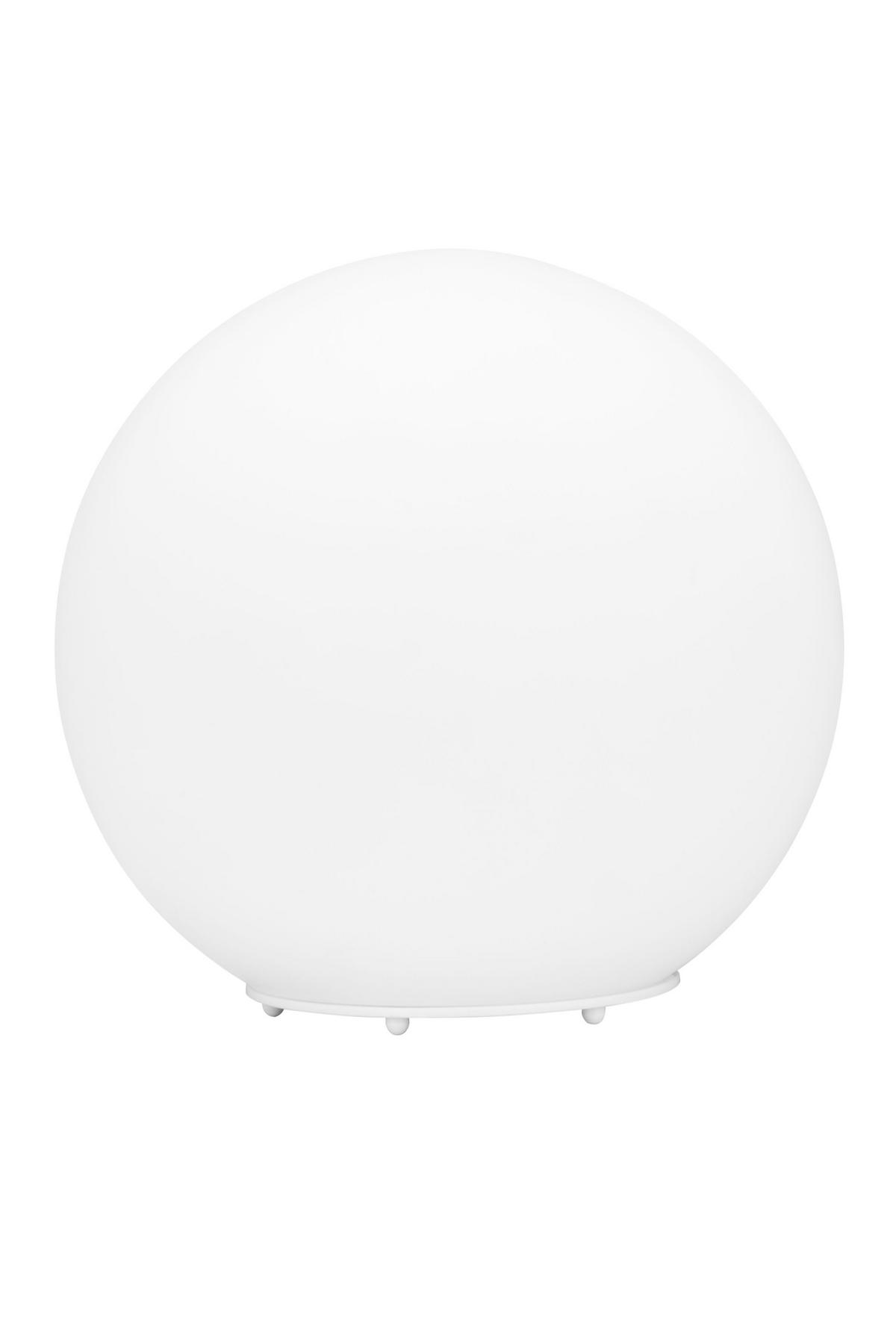 LAMPA STOŁOWA OAKLAND *SBN* - biały, Basics, tworzywo sztuczne/szkło (20cm) - Novel