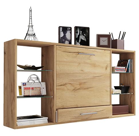 Miza Za Prenosni Računalnik Teala, Hrast - barve hrasta/barve medu, Basics, leseni material (115/20/60cm) - MID.YOU