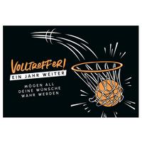 Glückwunschkarte Edelschwarz Multicolor - Basics, Papier (18/13cm)