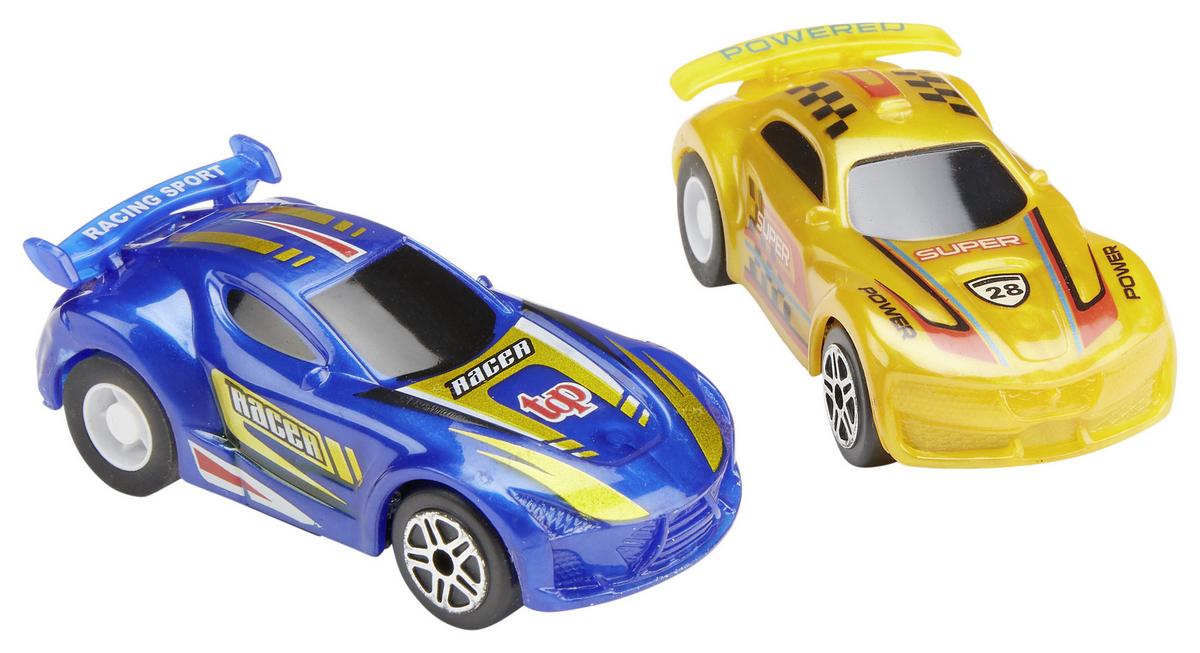 Autorennbahn Speed Track Glow, 78-teilig - Multicolor, Basics, Kunststoff/Metall (49/117/23cm)