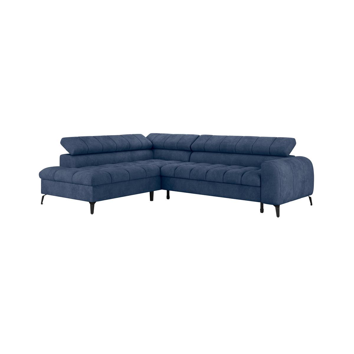 Kutna Garnitura Volf - plava/crna, Trend, tekstil/metal (203/261cm)