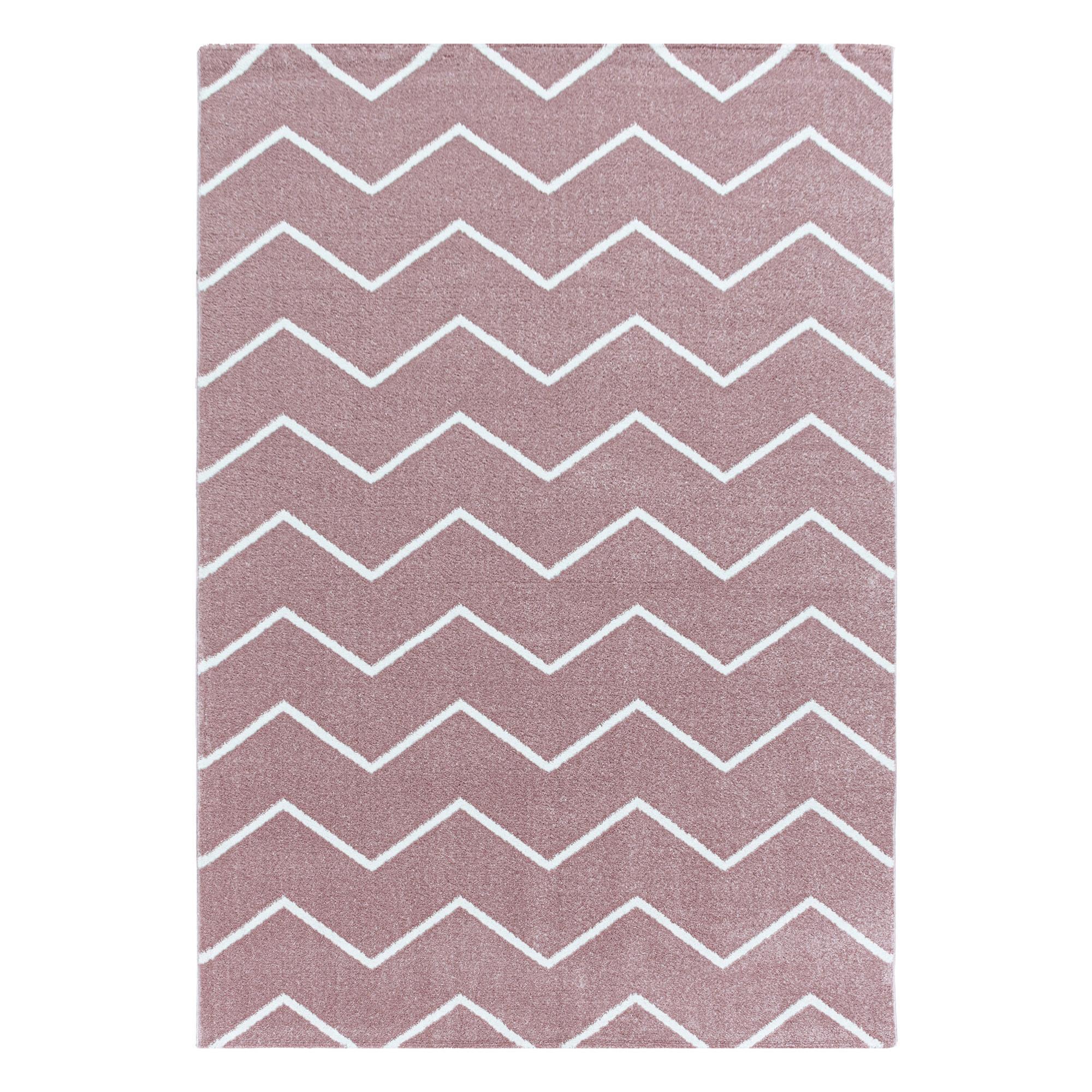 Hochflorteppich Rio Rosa ca. 140x200cm - Rosa, Basics, Textil (140/200cm)