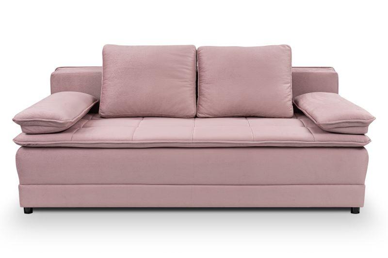 Trosjed Na Razvlačenje Alice - ružičasta/crna, Moderno, tekstil/plastika (202/73-92/105cm) - Modern Living