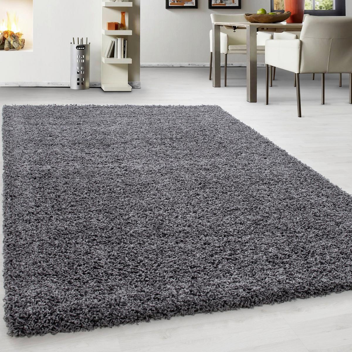 Preproga Z Visokim Florom Life, Siva, 80x150cm - siva, Konvencionalno, tekstil (80/150cm) - Novel