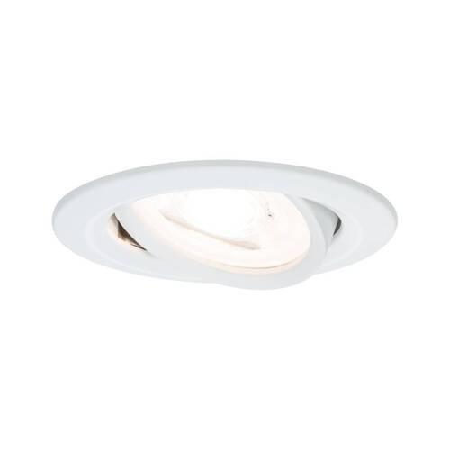 LED-Spot Nova in Weiß max. 6,5 Watt - Weiß, Design, Metall (8,4cm) - Paulmann