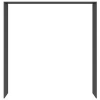 Passepartoutrahmen Paspt Graphitfarben - Graphitfarben, Basics, Holzwerkstoff (213,7/222,7/58,5cm) - Visiona