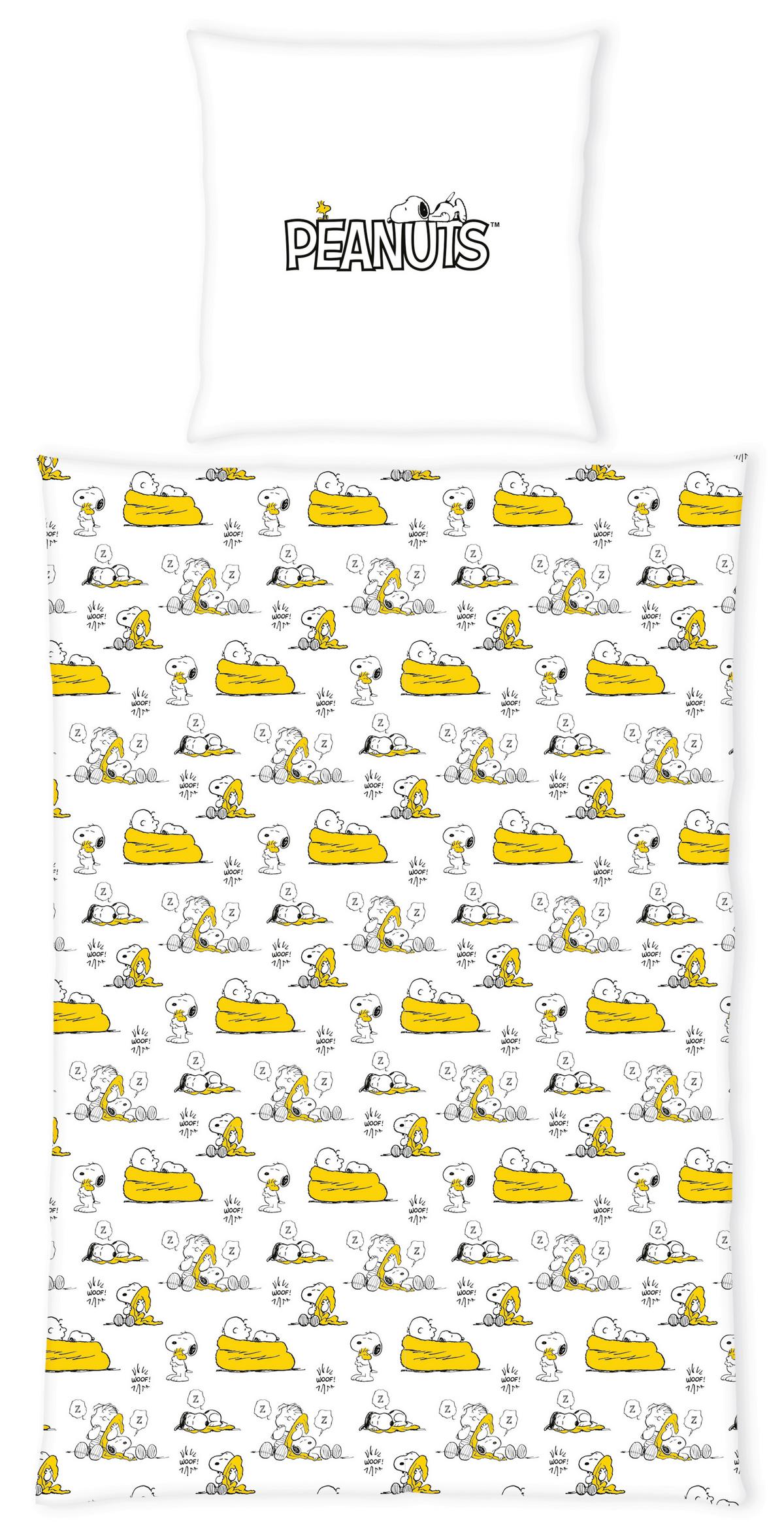 POŚCIEL MŁODZIEŻOWA SNOOPY - czarny/biały, Design, tkanina (135/200cm) - Herding