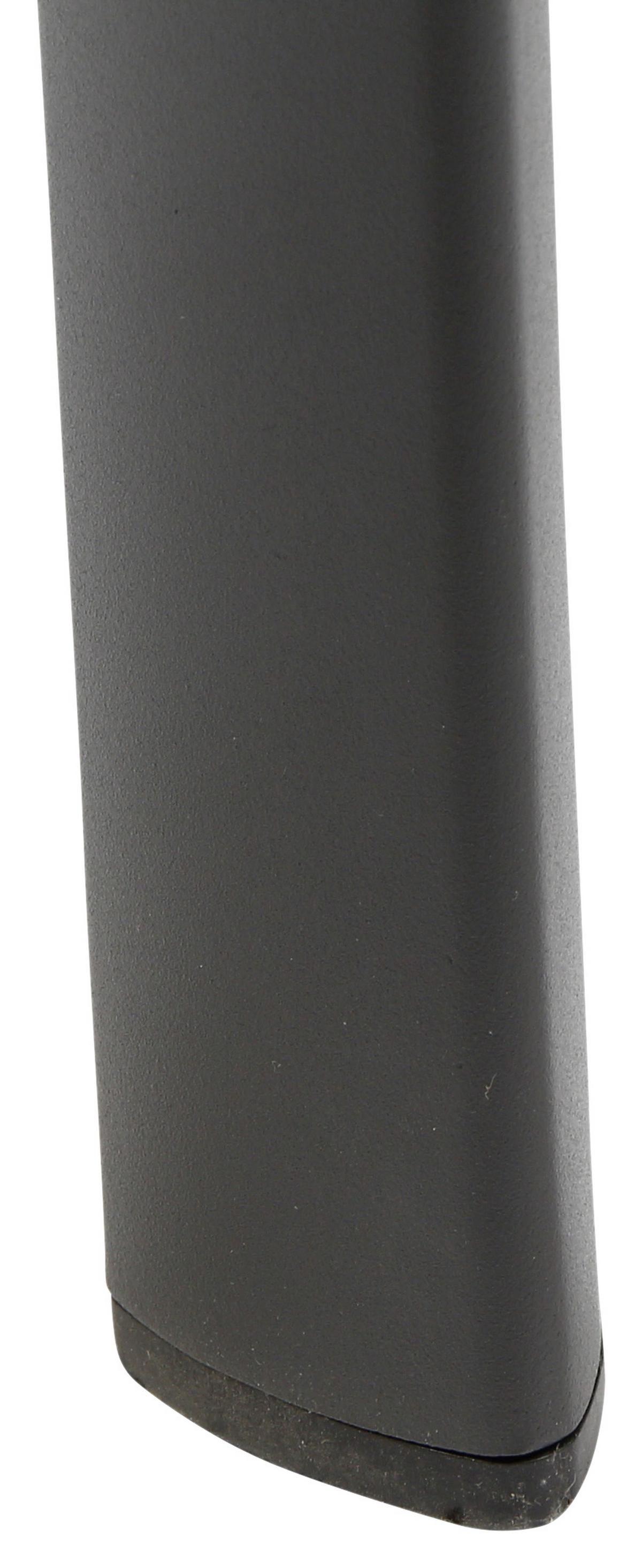 Loungegarnitur 5-tlg Velia aus Metall - Anthrazit/Schwarz, KONVENTIONELL, Keramik/Textil - Siena Garden