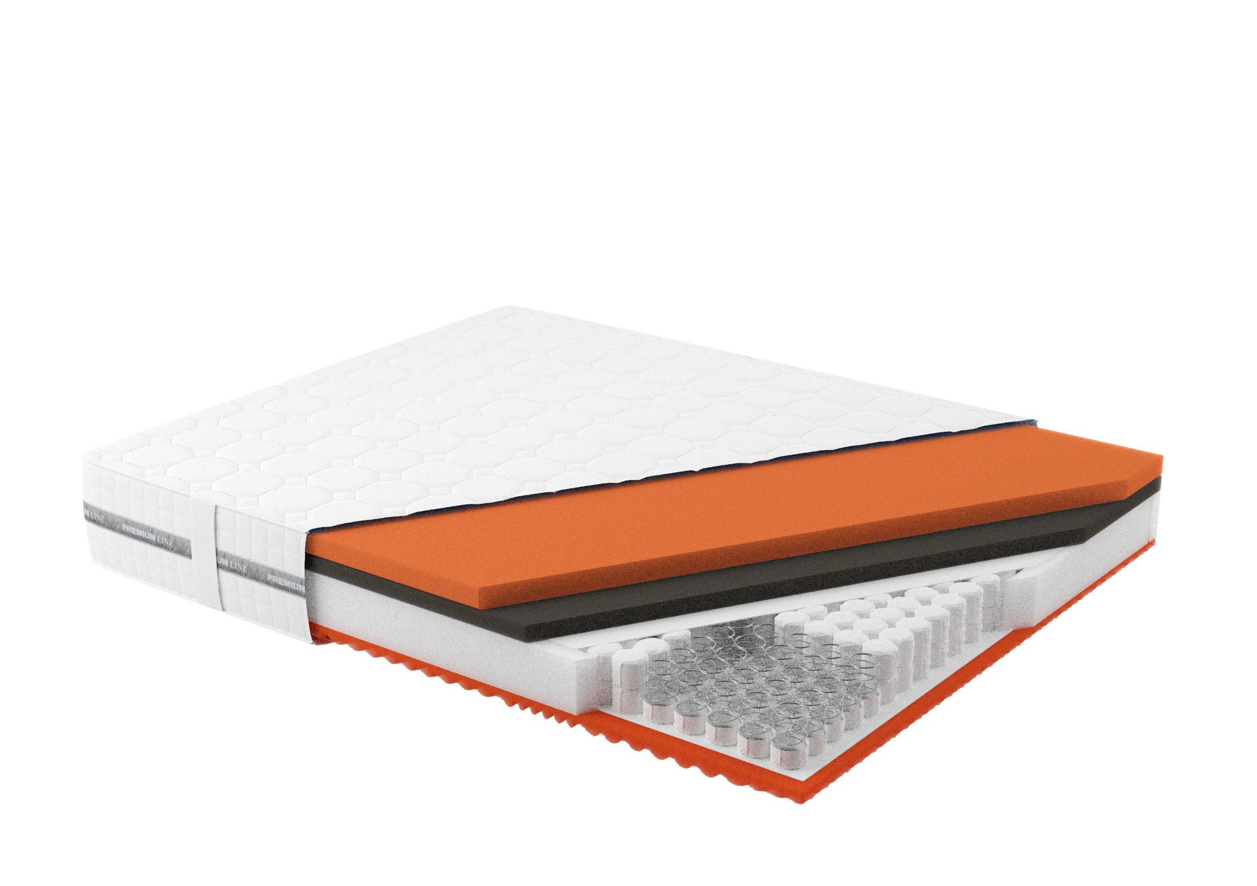Vzmetnica 2 V 1 Thor, 160x200 Cm - bela, Konvencionalno, tekstil (160/200cm) - Premium Living