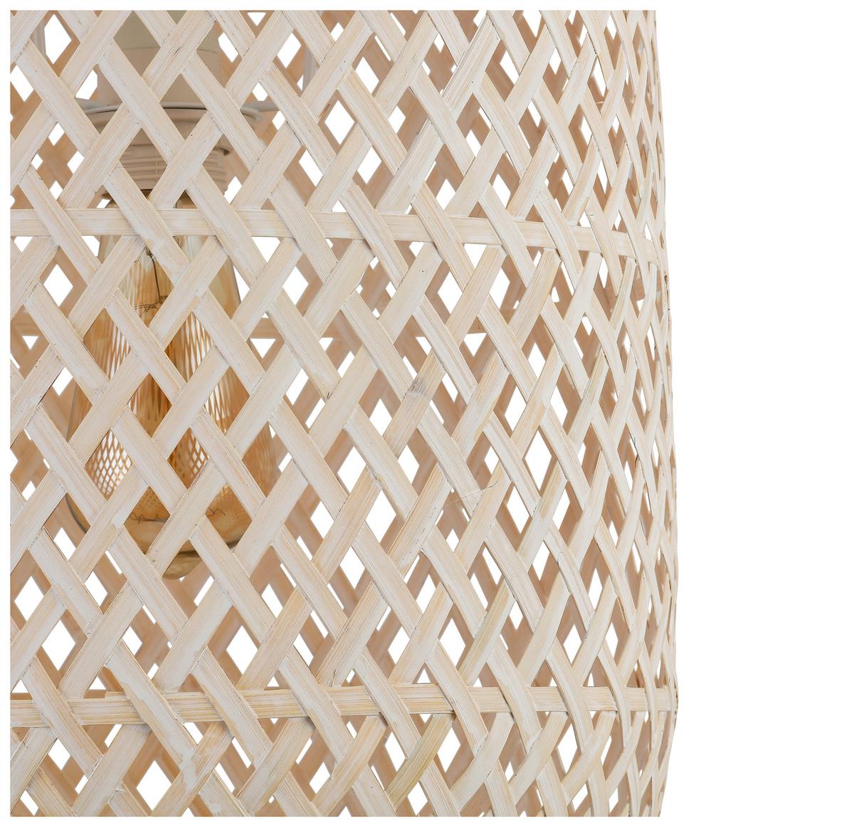 Függőlámpa Laurina - fehér, Modern, fa (28/120cm) - Bessagi Home