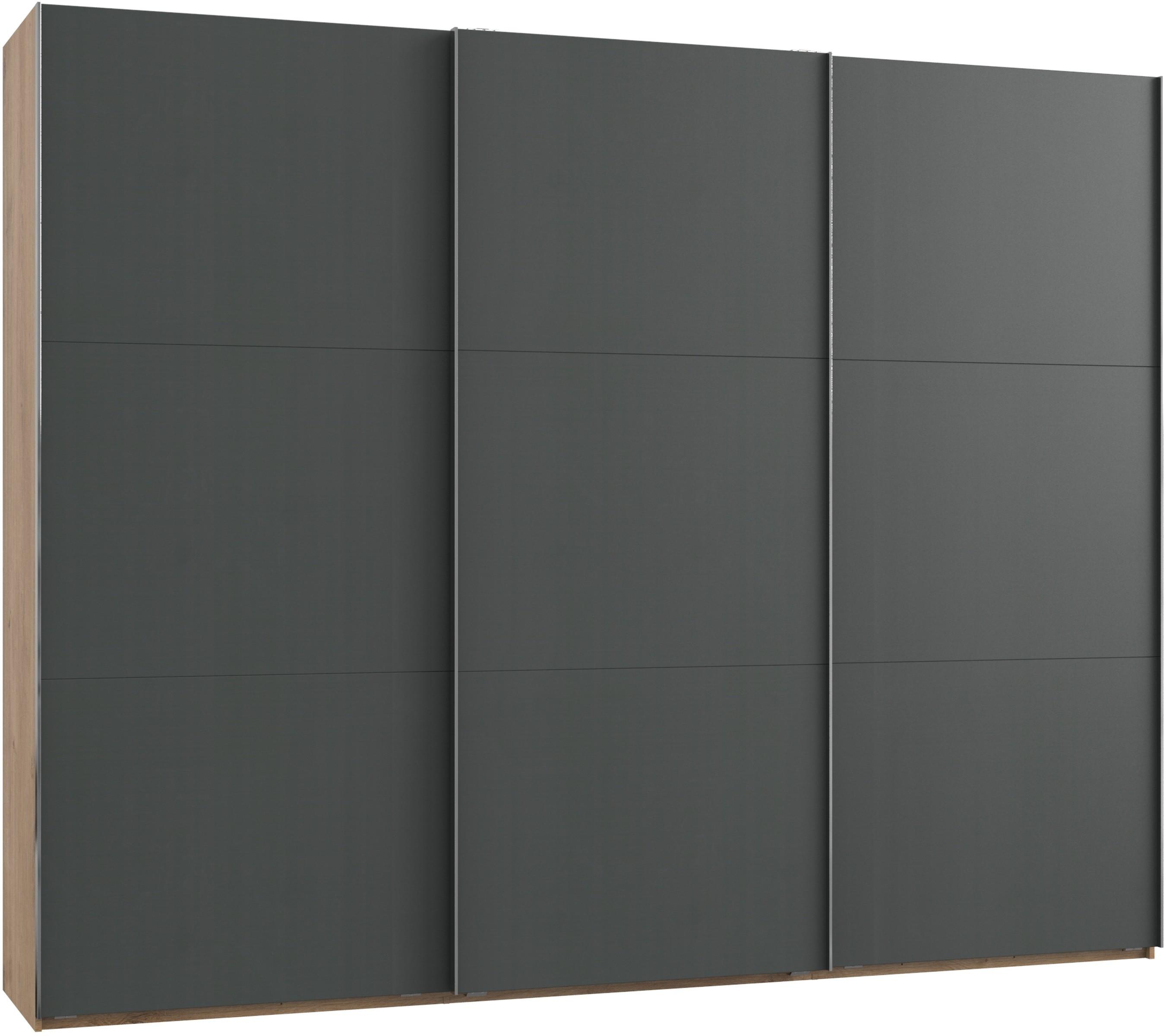 Ormar S Kliznim Vratima Level 36 A - boje grafita/boje hrasta, Moderno, drvni materijal (300/236/65cm) - Modern Living