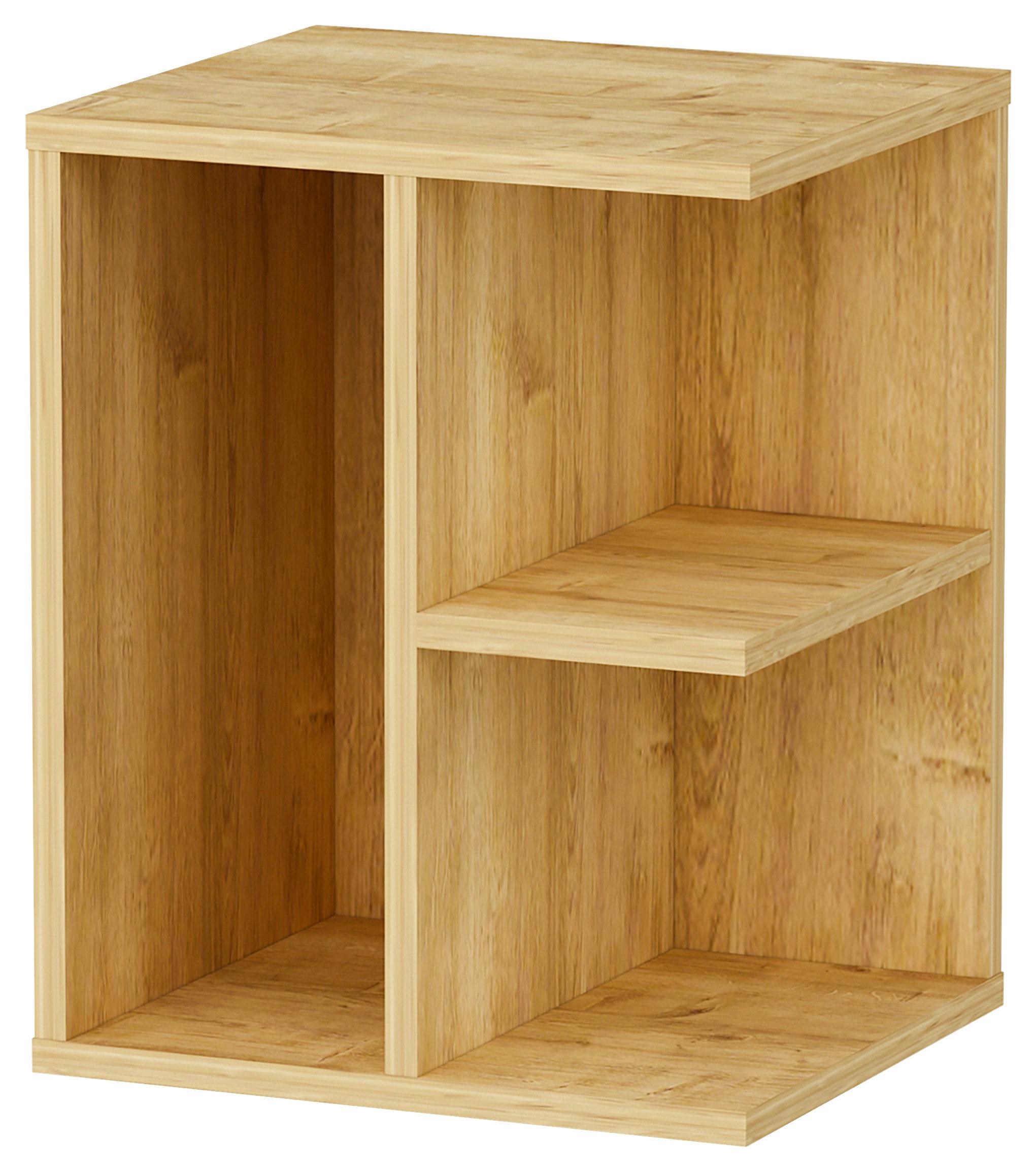 Nachttisch Prometheus ca. 40x50x39,6 cm Eichefarben - Eichefarben, Design, Holzwerkstoff (40/50/39,6cm) - MID.YOU