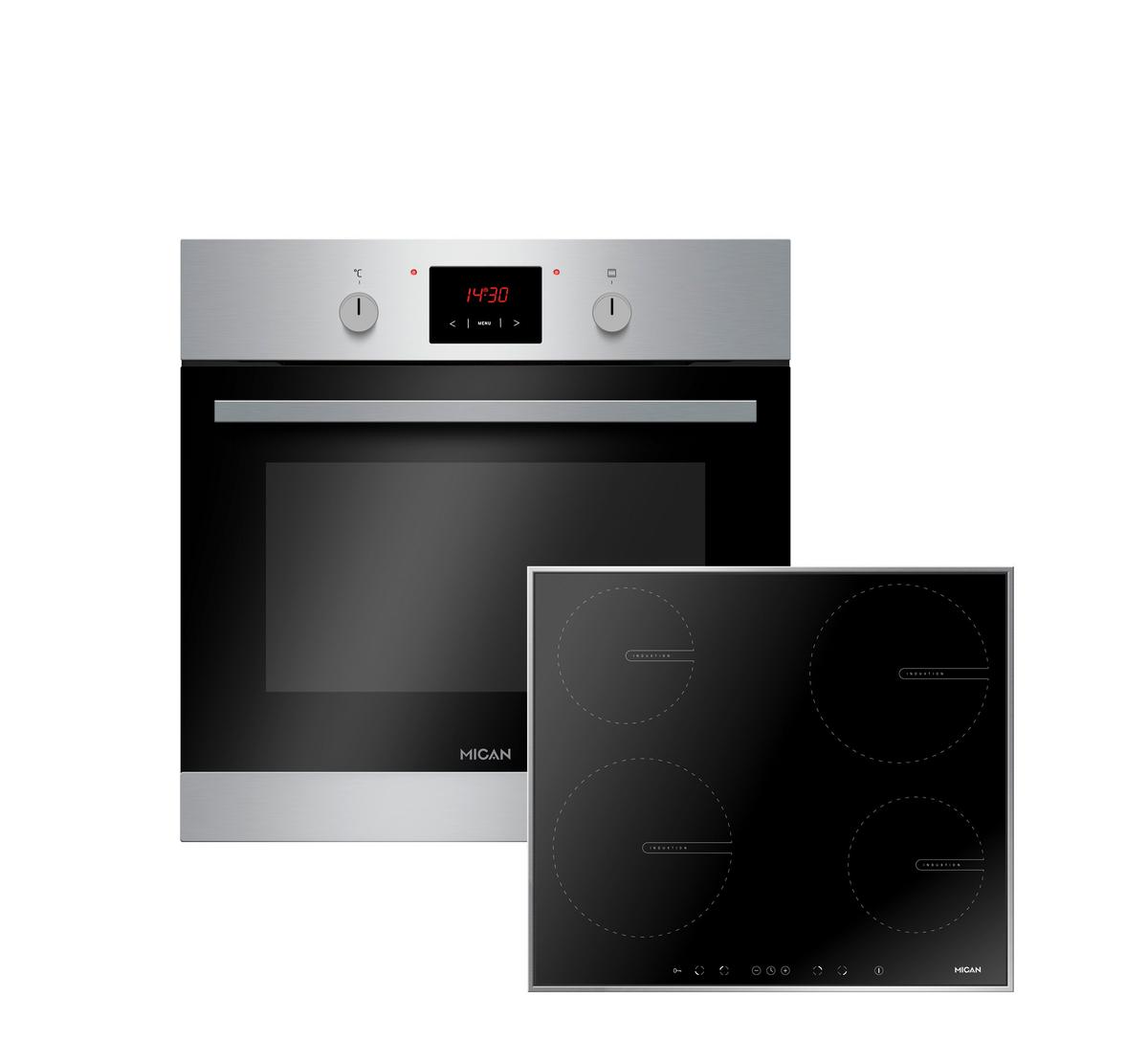 Backofenset 50137 - Trend, Metall (60/59,5/55cm) - Mican