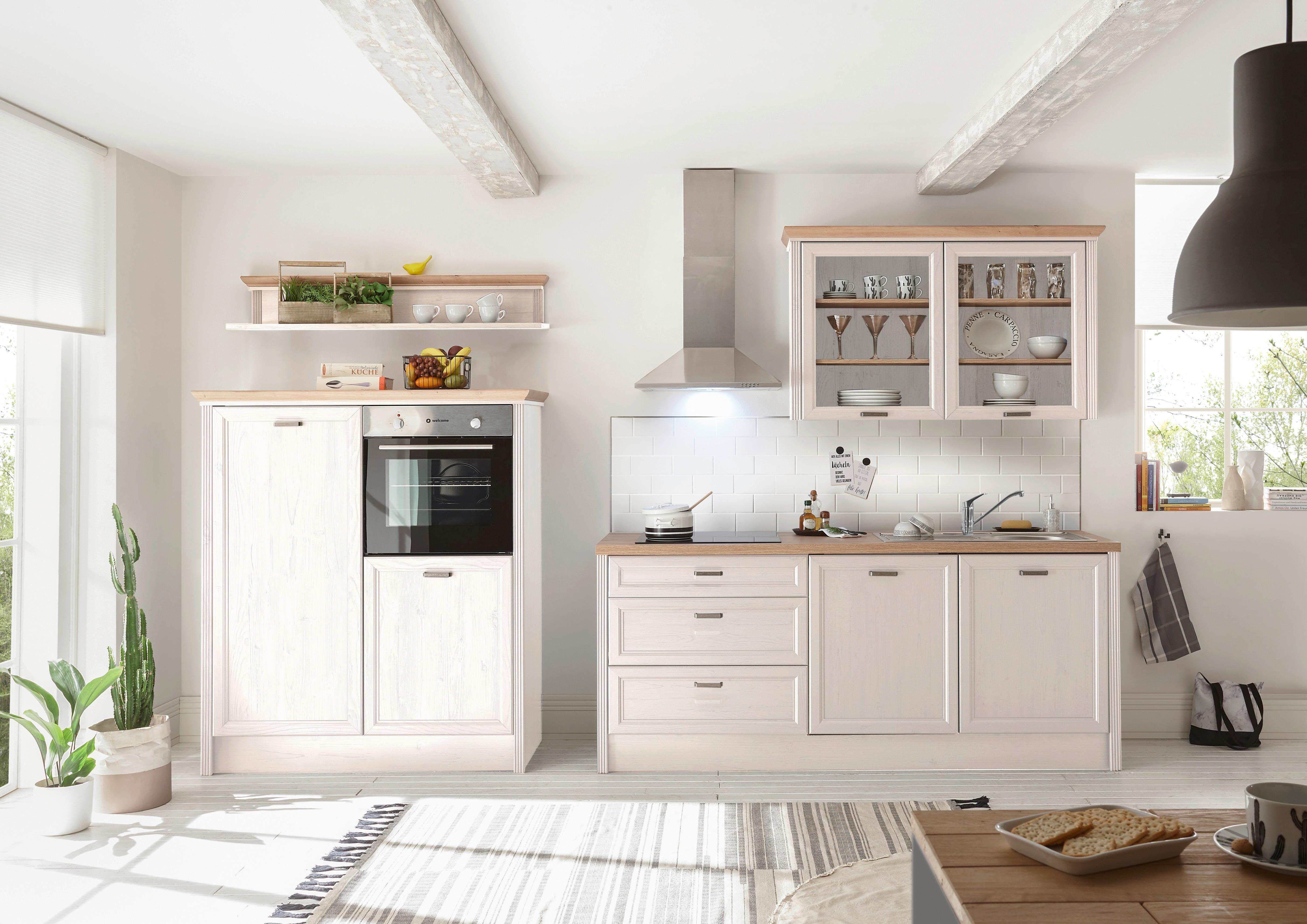 Blok Kuhinja Jasmin - Moderno, drvni materijal (344/228/60cm)