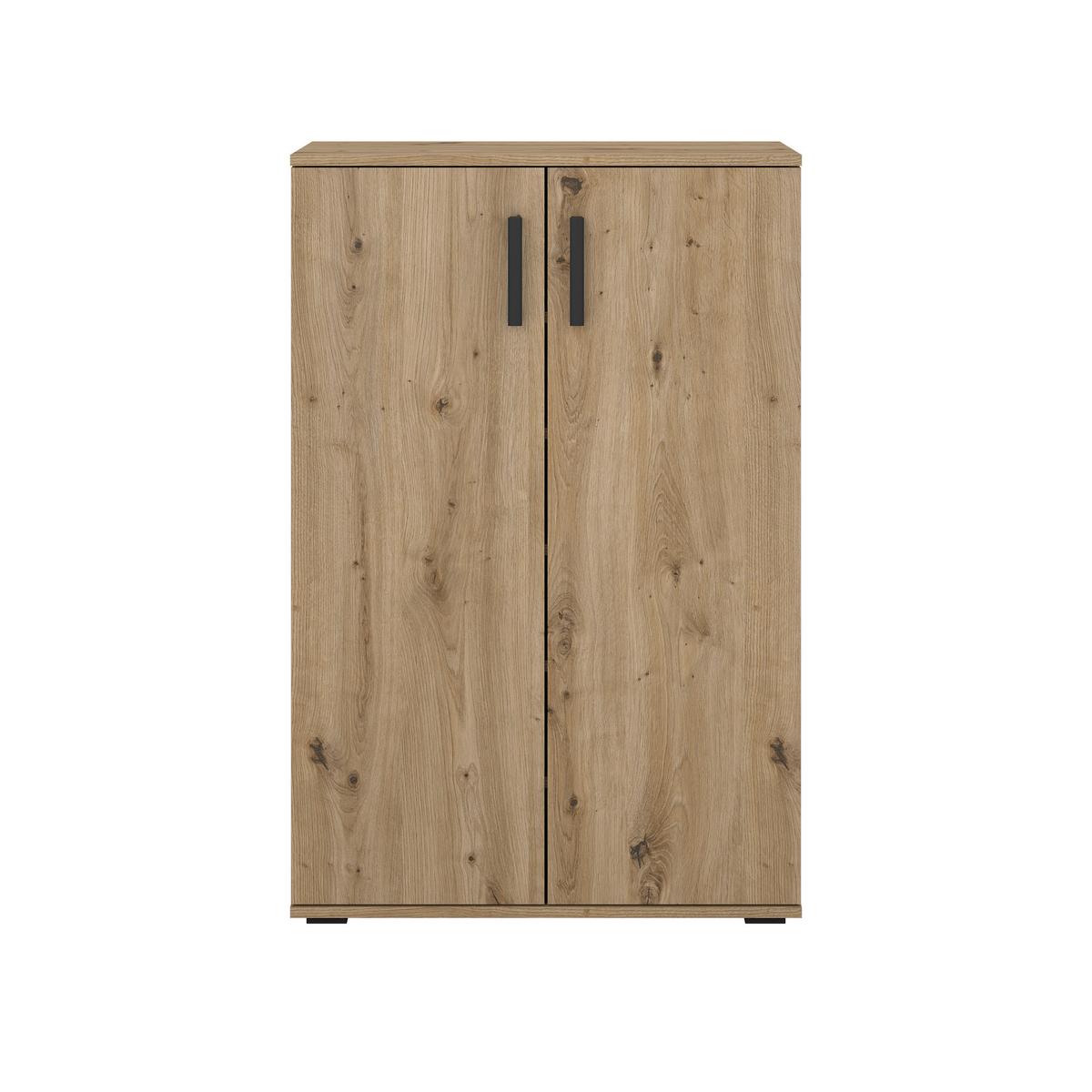 Schuhschrank Bobby II Eiche - Eiche Artisan, KONVENTIONELL, Holzwerkstoff (70/106/33,4cm) - Mömax