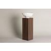 BEISTELLTISCH RAMSVIK - Braun, Design, Holzwerkstoff (23/23/65cm) - Livetastic