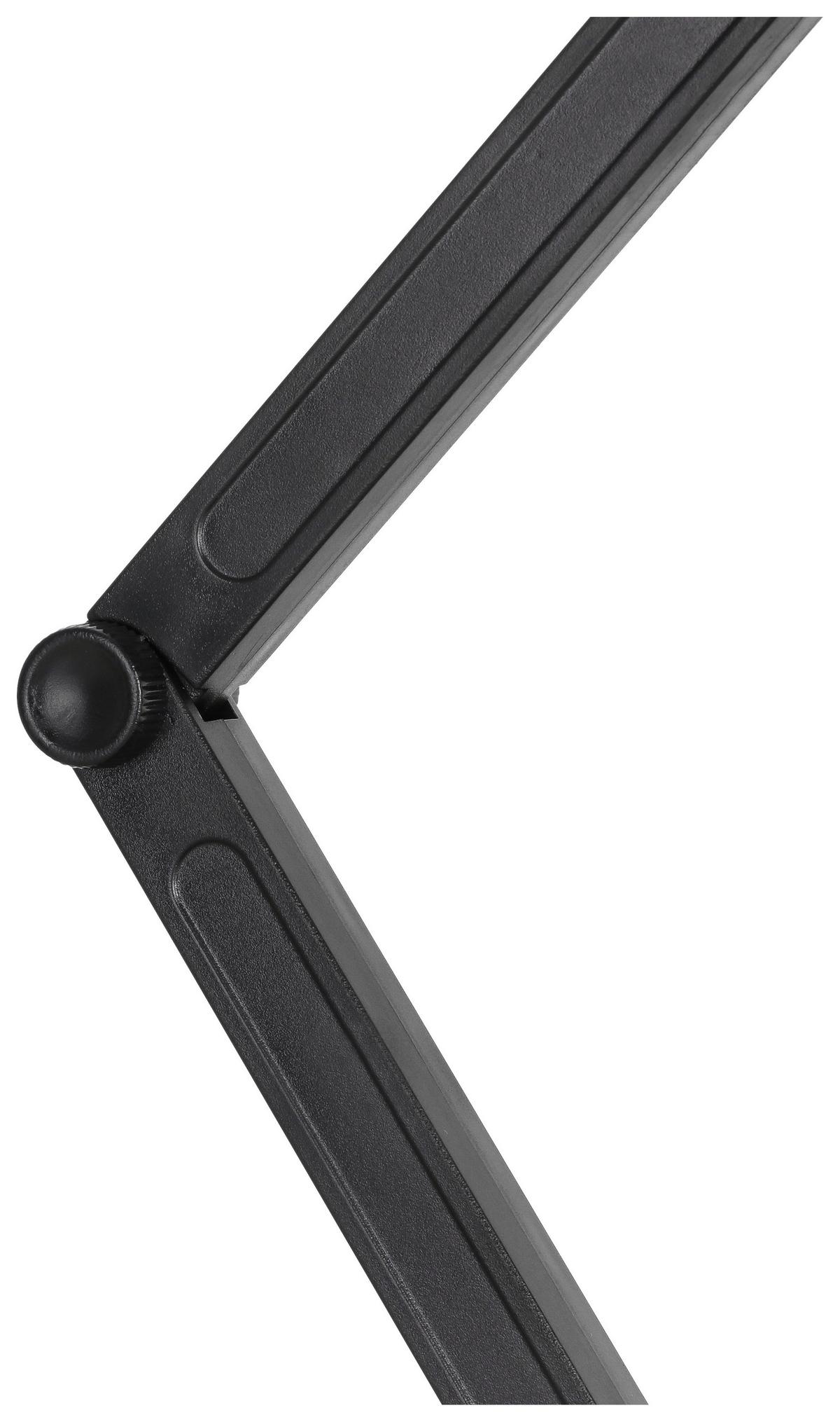 LAMPA STOŁOWA LED SCHWANK - czarny, Modern, tworzywo sztuczne (12,5/34cm) - Modern Living