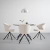 MATBORD LUCA - grå/svart, Design, metall/trämaterial (120/75cm) - Mömax