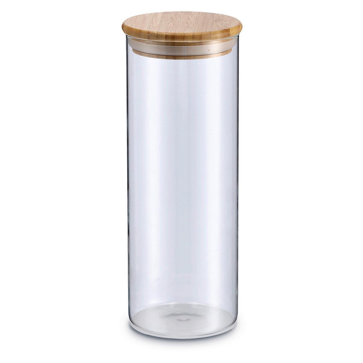 Vorratsgläserset Naturfarben - Naturfarben, Basics, Glas/Holz (40/46,5/28cm) - Zeller Present