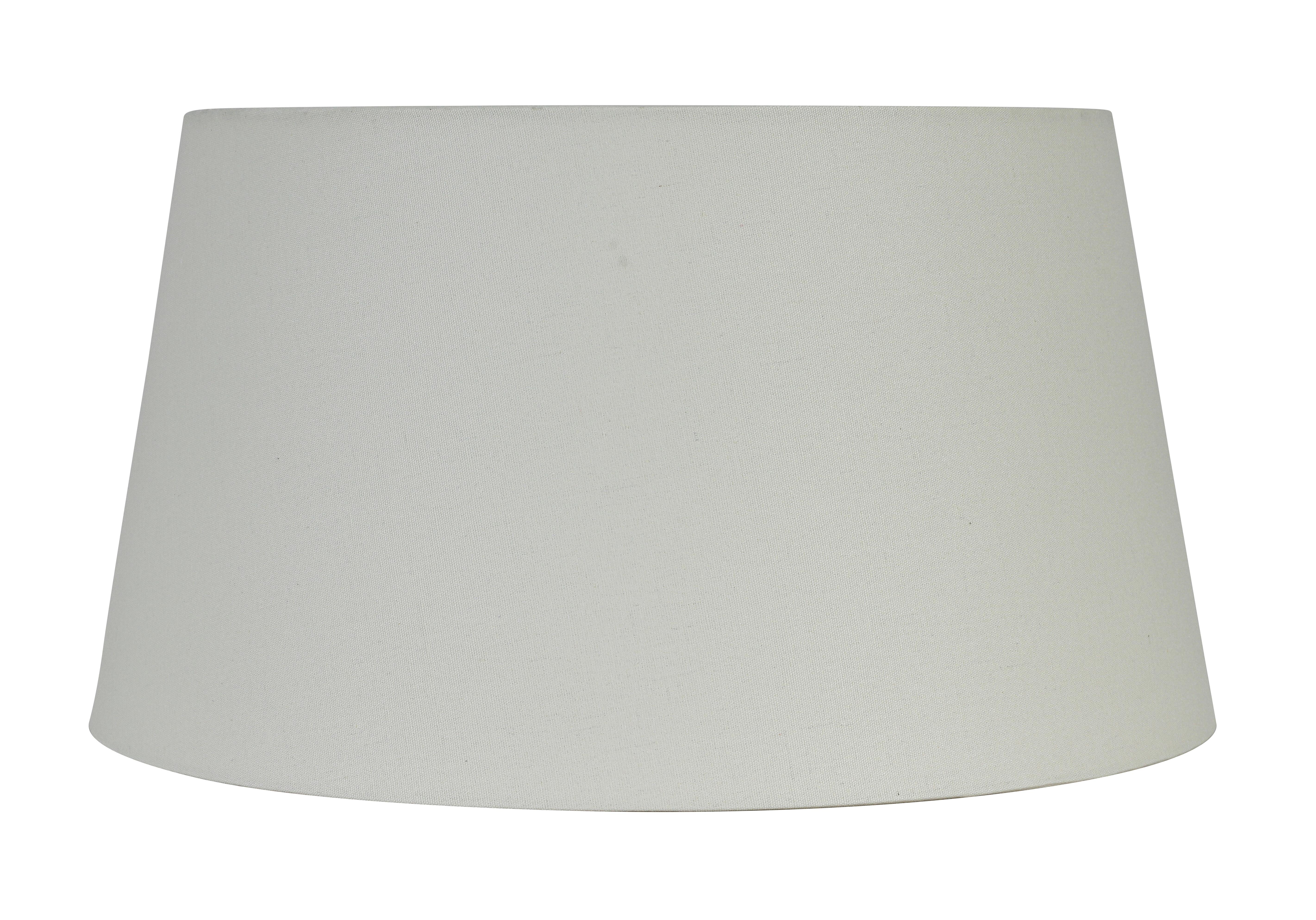 Abajur Holger - alb/nisipiu, Modern, metal/textil (45/45/24cm) - Mömax