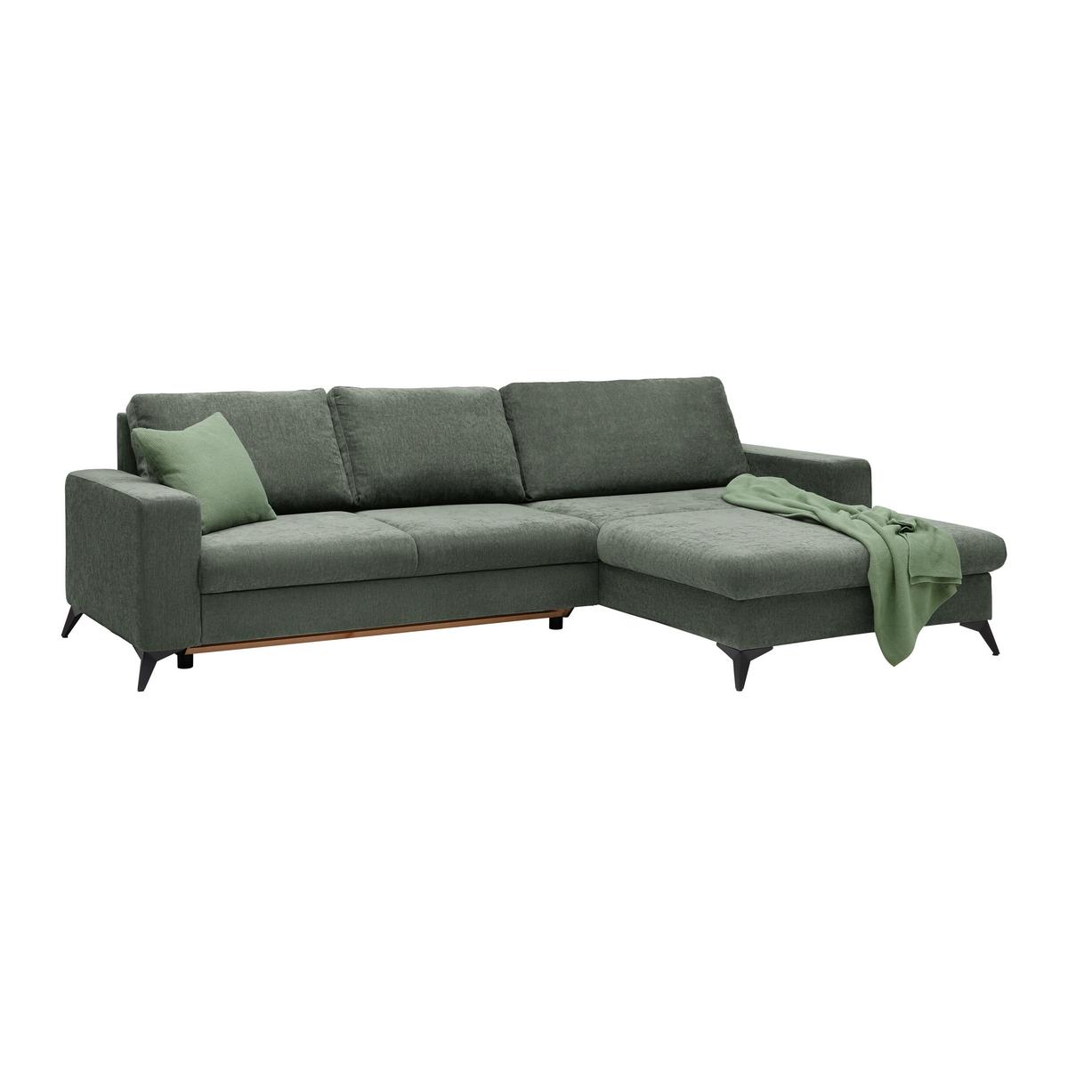 Ecksofa Sunny Graugrün - Graugrün, MODERN, Textil (290/87/178cm) - Mömax