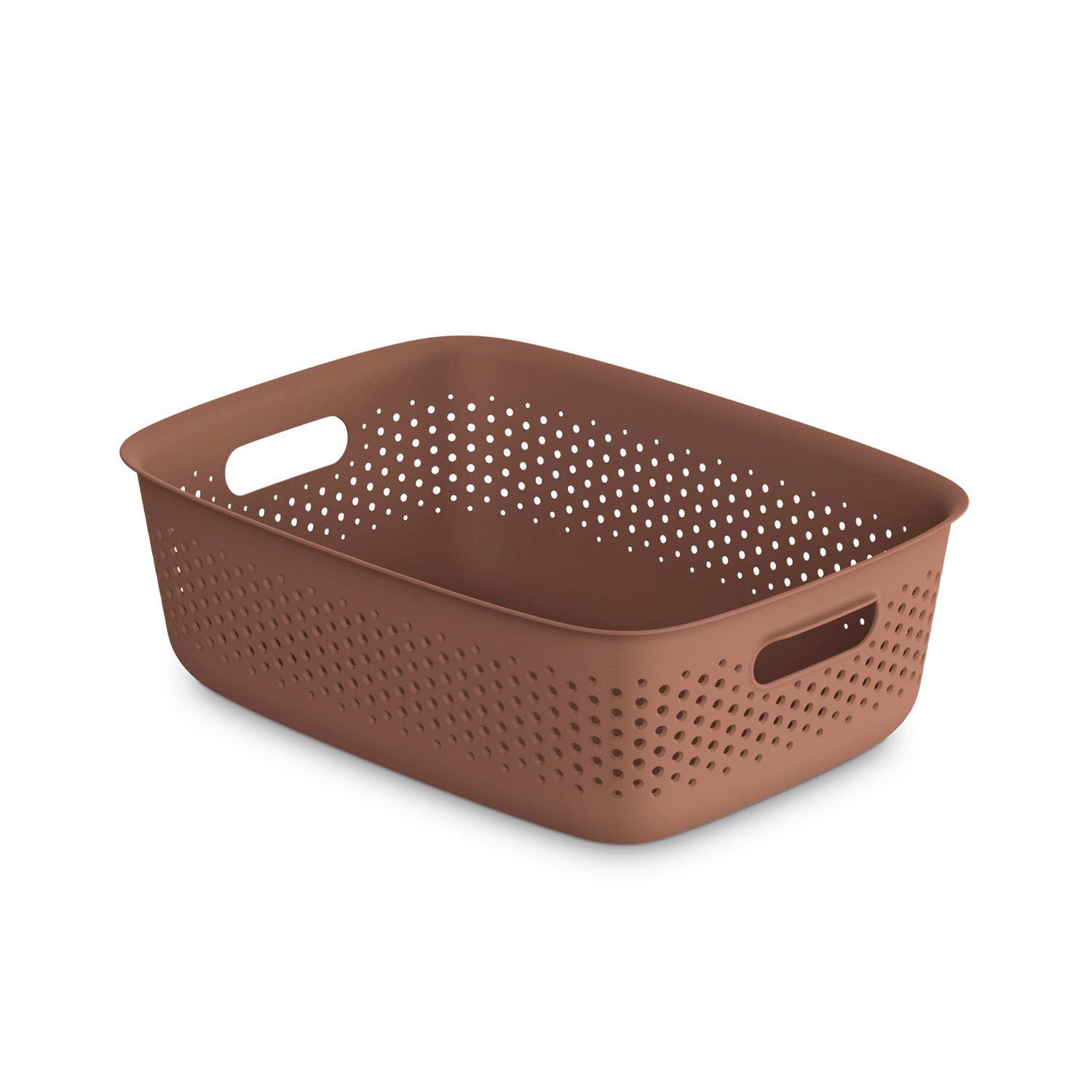 Coșuleț pentru depozitare Maja - cca. 10L - roșu închis, Modern, plastic (39/29/13cm) - Mömax