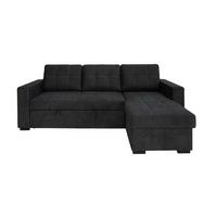 Canapea modulară TURIN - grafit, Design, plastic/lemn (239/87/160cm) - Modern Living
