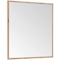 Ogledalo Clever - boje hrasta, Moderno, staklo/drvni materijal (70/75/2cm) - Modern Living