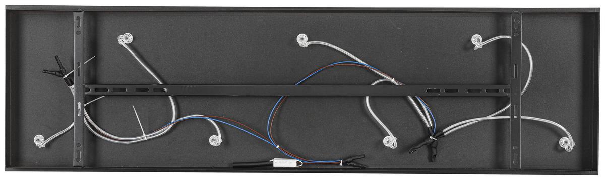 LAMPA WISZĄCA VICTORIA - czarny/kolor chromowy, Trend, tworzywo sztuczne/metal (110/31/120cm) - Novel