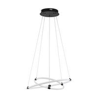 Led-hängeleuchte 39839* Banderillas - Weiss/Schwarz, Design, Kunststoff/Metall (60/120cm) - Eglo