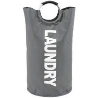 KOSZ NA PRANIE ASOK - szary, tkanina (43/79cm) - Esposa