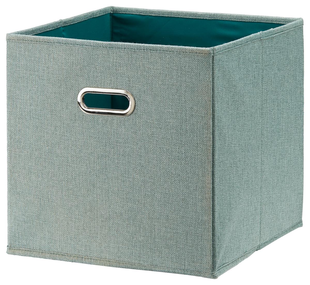 Cutie pliabilă Bobby - verde, Modern, carton/textil (33/32/33cm) - Premium Living