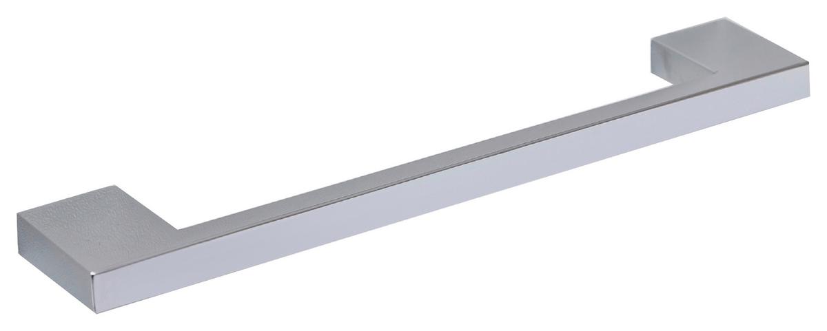 Eckunterschrank Mailand Weiß Hochglanz - Weiß Hochglanz/Silberfarben, MODERN, Holzwerkstoff/Metall (110/85/60cm) - Held