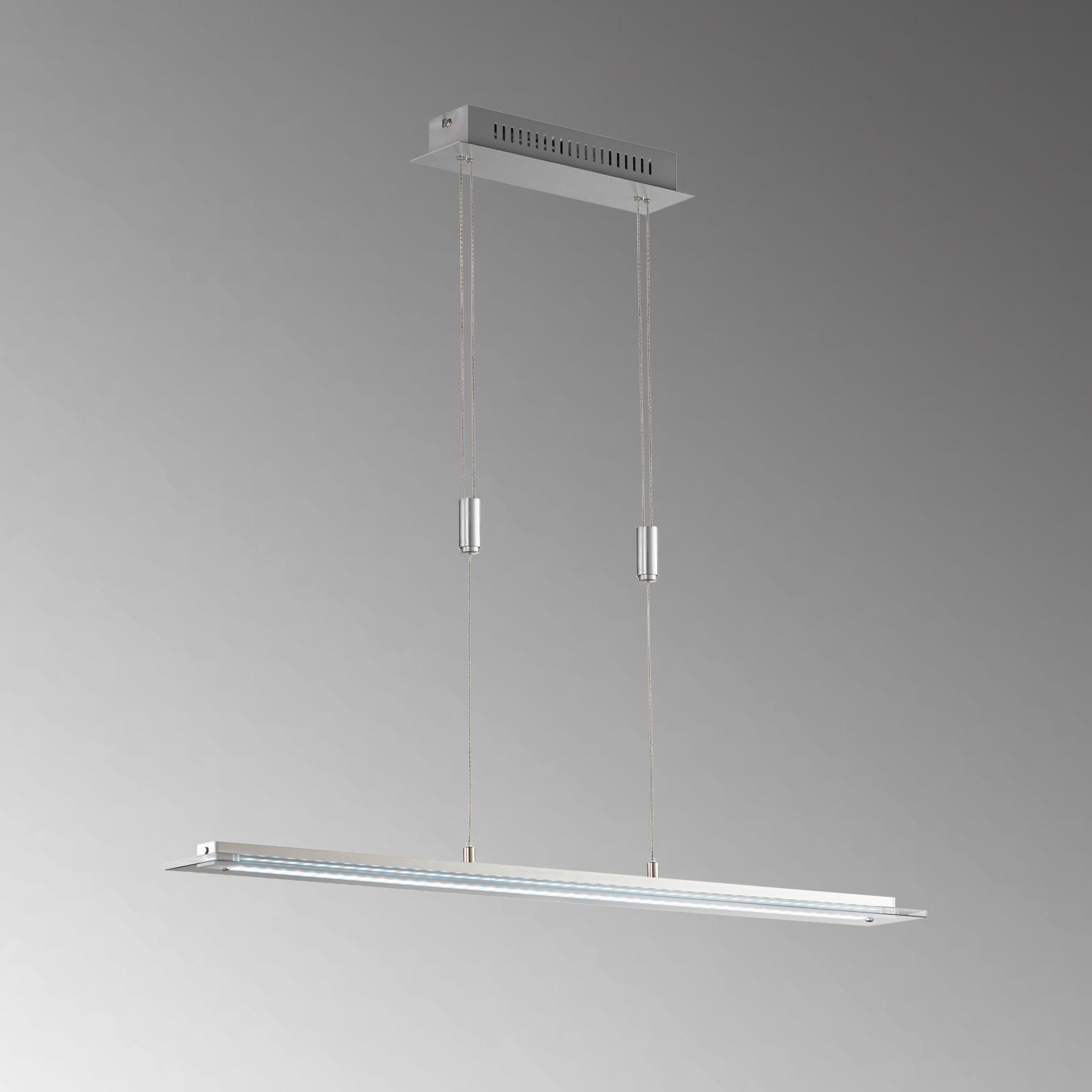 LAMPA WISZĄCA LED 60945 PAOLA - aluminiowy, Design, metal (88/9/150cm) - Fischer & Honsel