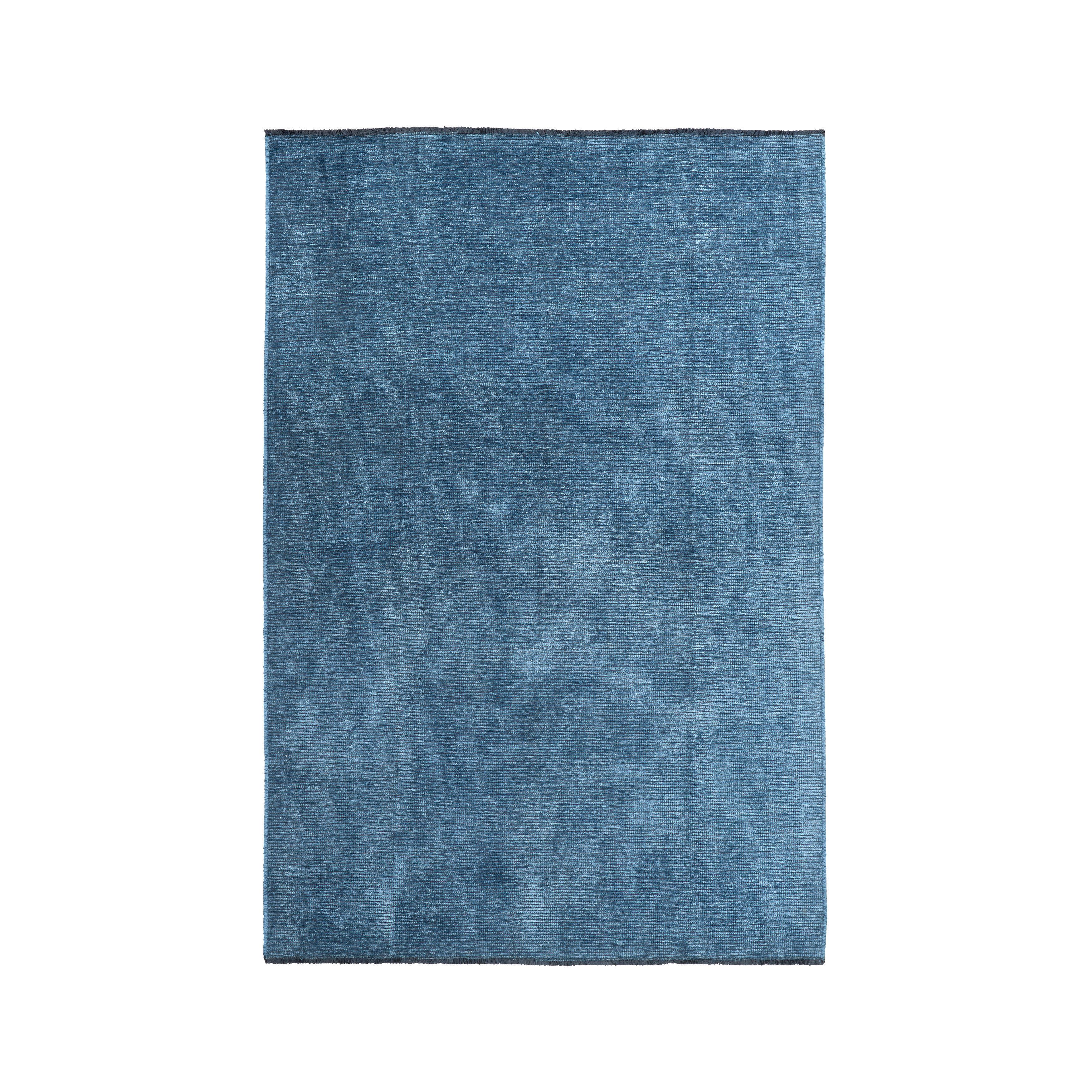 Webteppich Silke 1 in Blau ca. 80x150cm - Blau, ROMANTIK / LANDHAUS, Textil (80/150cm) - Mömax