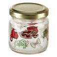 Einmachglas Sauce mit buntem Design - Transparent/Rot, Glas (5,7/6,1cm) - Mömax modern living Einmachglas Sauce mit buntem Design - Transparent/Rot, Glas (5,7/6,1cm) - Mömax modern living