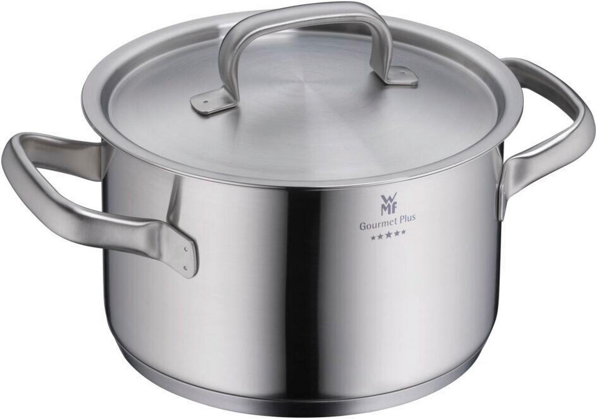 ZESTAW GARNKÓW GOURMET PLUS WMF - kolor stalowy, Basics, metal (50,6/29,4/23,7cm) - WMF