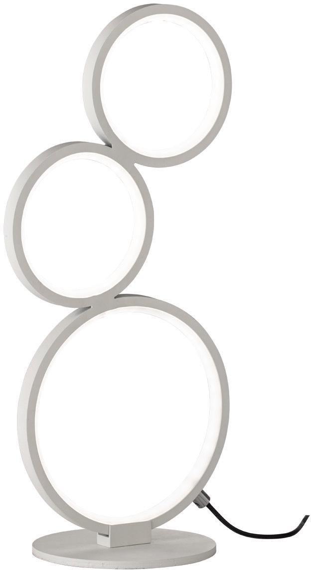 LED-Tischleuchte Rondo in Weiß max. 17 Watt - Weiß, Design, Metall (20,7/15/45cm) - Trio Leuchten